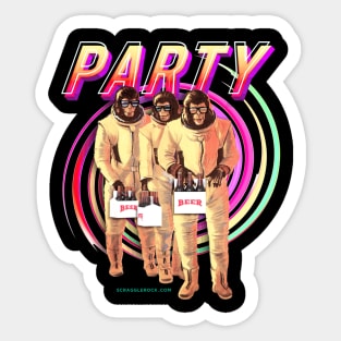 Party of the Apes Sticker